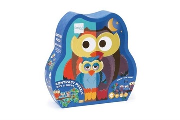 Scratch, Dwustronne Puzzle XL (obrazek 63x40 cm) Sowa 