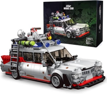 SAMOCHÓD GHOSTBUSTERS KLOCKI KONSTRUKCYJNE MOULD KING KLOCKI BLOCKI PREZENT