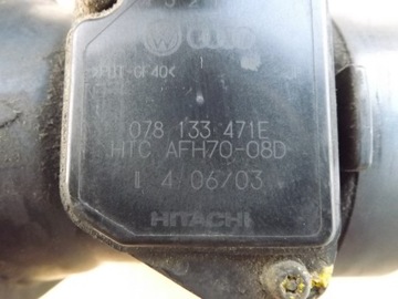 AUDI A6 C5 2.4 V6 BENZÍN VÁHA VZDUCHU VZDUCHU 078133471E HITACHI