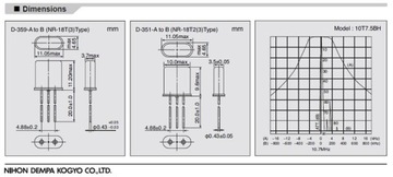 [10шт] Фильтр 10U20A-10,7M 10,7 МГц, серия MCF