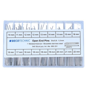 NITY do bransolet komplet 540 szt od 0,8 do 1,0 mm