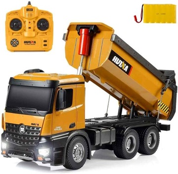 DUŻA WYWROTKA ZDALNIE STEROWANA AUTO RC 4x4 METAL MOCNA - ŁADOWNOŚĆ 10 KG !