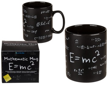ГИГАНСКАЯ КРУЖКА В ПОДАРОК ​​ГЕНИАЛЬНОМУ МАТЕМАТИКУ E=mc2