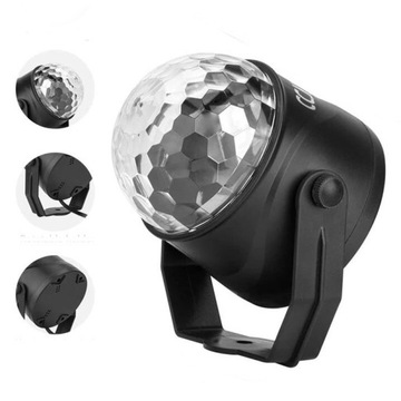 Disco Bullet Disco Проектор светодиодный отражатель RGB