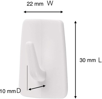 КРЮЧКИ COMMAND 3M МАЛЕНЬКИЕ 3 ШТ. 0,225 кг 17066