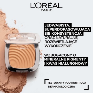 LOREAL True Match Accord Parfait Прессованная пудра 3D/3W Dore Warm