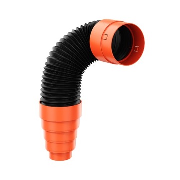 Вентиляционный дымоход fi 125 + соединительная труба ВЫСОКОКАЧЕСТВЕННЫЙ комплект