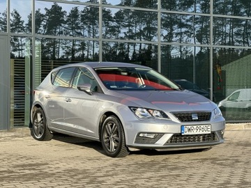 Seat Leon III Hatchback Facelifting 1.4 TSI 125KM 2018 Seat Leon Salon PL! LED, Klima, Grzane fotele, Tem, zdjęcie 4