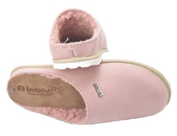 INBLU МЕХОВЫЕ ТАПОЧКИ ЖЕНСКИЕ ТАПОЧКИ CS34 BAMBOSZE 39