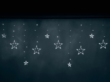 Светодиодная штора звезды звезды 2,5м 138LED холодный белый 8 режимов освещения