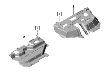 ODGRODZENIE TLUMENÍ KONZOLA PORSCHE TAYCAN 9J1858443A