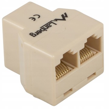 Adapter rozdzielacz kat5e LAN 2x RJ45 Splitter UTP
