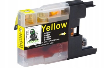 Tusz do Brother LC-1240 yellow 12 ml żółty
