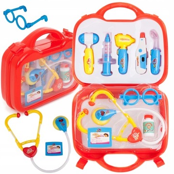 БОЛЬШОЙ НАБОР ДОКТОРА МАЛЕНЬКИЙ ДОКТОР ДОКТОР В ЧЕМОДАНЕ