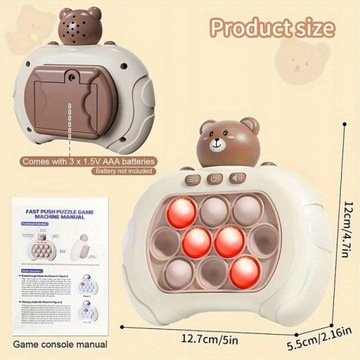 ЭЛЕКТРОННАЯ ИГРА POP IT АНТИСТРЕСС АРКАДА СЕНСОРНАЯ ПОПИТ