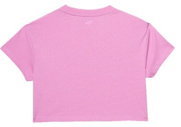 Летняя футболка для девочек 4F F1151, укороченный топ из хлопка 164.