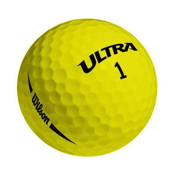 Pojedyncza piłka golfowa Wilson ULTRA LUE (żółta, 1 sztuka, nowa)