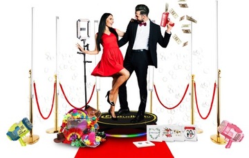 КРАСНАЯ КОВРЕТ 100Х300 см для Photobooth 360
