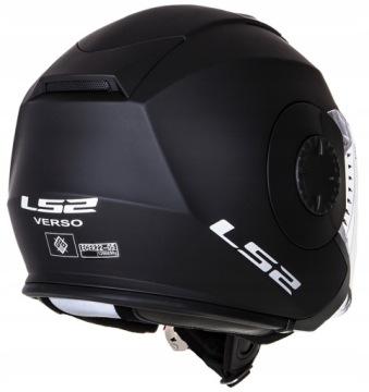 LS2 OF570 Verso Solid Matt Black 3XL Открытый шлем