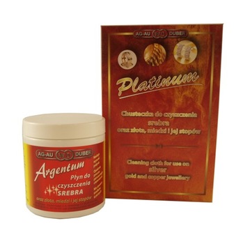 Набор для чистки серебра Argentum 210 мл Салфетка для протирания