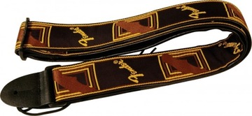 FENDER MONOGRAMMED BLACK YELLOW BROWN PAS GITAROWY