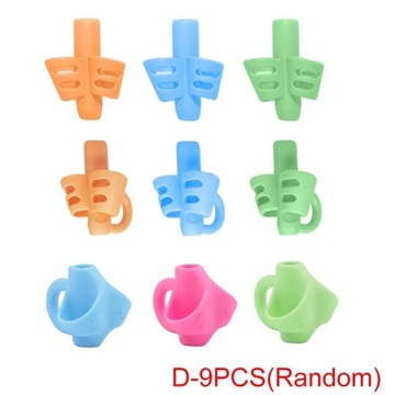 1/12Pcs Wholesale Children Pencil Holder Writing Aid Grip Trainer Ergonomic