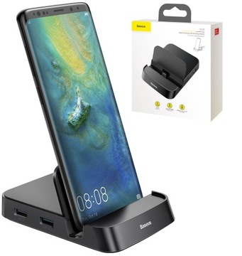 Baseus Stacja Dokująca Hub USB USB-C HDMI-4K SD