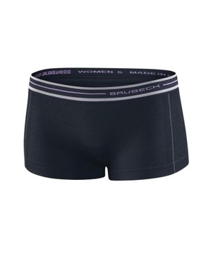 BRUBECK TERMOAKTYWNE BOKSERKI DAMSKIE SZORTY WEŁNA MERINO ACTIVE WOOL L
