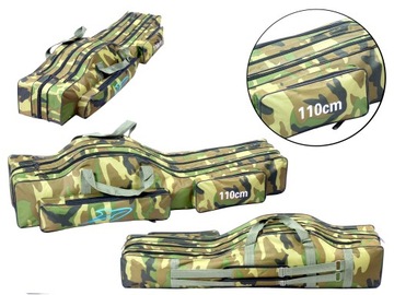 POKROWIEC NA WĘDKI MF 110 CM 3 KOMORY USZTYWNIANY