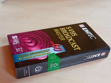 EMTEC(BASF) BROADCAST MASTER SE60 S-VHS кассета