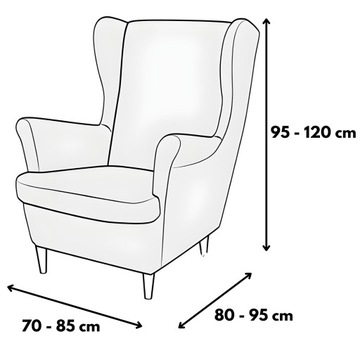 ЭЛАСТИЧНЫЙ ЧЕХОЛ НА СТУЛ EARLING СЕРЫЙ ВЕЛЮР SLEEP PREMIUM ВЕЛЮР