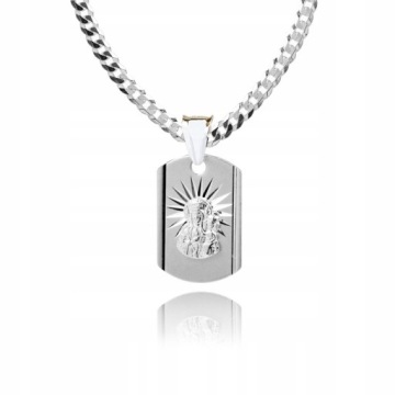 ! 925 Серебряная католическая медаль 925 1,96 г 2 см M7