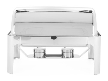 НАГРЕВАТЕЛЬ 2xGN 1/2 ДЛЯ ГАСТРОНОМИЧЕСКИХ БЛЮД 2X4 Л РОЛЛ-ТОП INOX PRESton