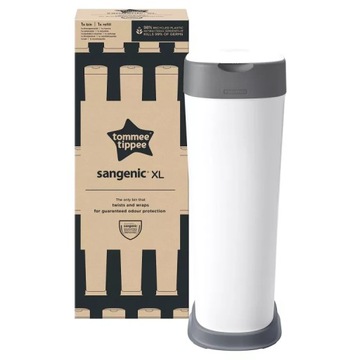 KOSZ NA PIELUCHY TOMMEE TIPPEE TWIST & CLICK SANGENIC BIAŁY