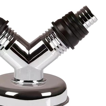 Переходник для трапа в полу Тройник-заглушка двойного назначения для Y-образной переходной трубы