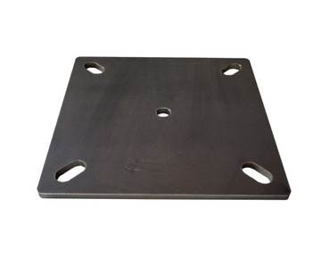 Blacha montażowa stalowa marka 210x210mm gr.6mm