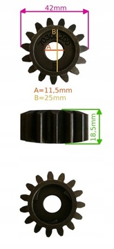 ВЕДУЩАЯ ЗВЕЗДОЧКА RIWALL RPM 5170 5190 ПРАВАЯ 15Z