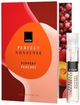 KOMPLET 3 sztuk próbek Avon NONSENSE Bomboozie Coctail Choco Peper Peaches