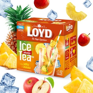 Экспресс холодный чай Холодный чай Яблоко Ананас на лето 12 T. LOYD