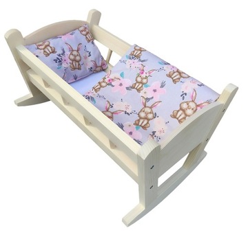 КОЛЯНКА ДЛЯ КУКОЛ, натуральная +ПОСТАЛЬНОЕ, 3 элемента - ЕДИНОРОГИ