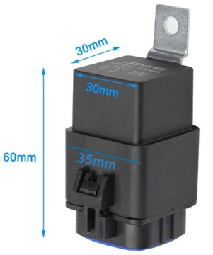 РЕЛЕ 12В 40А 4Р РОЗЕТКИ ГЕРМЕТИЧНЫЙ КОМПЛЕКТ