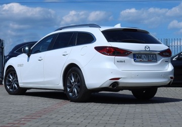 Mazda 6 III Sport Kombi Facelifting 2018 2.0 Skyactiv-G 145KM 2022 Mazda 6 aut Krajowa Biała Perła ACC HUD Blis Full-LED ogrzew.Kierow.+Fotele, zdjęcie 31