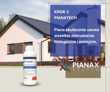 Очистка фасадов GLONKILL PIANATECH GLONPRO мох, плесень, PIANAX