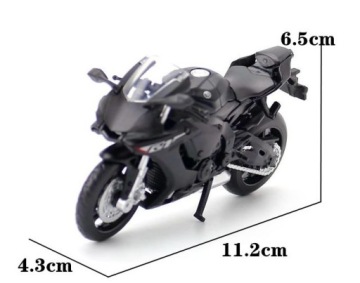 ФИГУРА мотоцикла МОДЕЛЬ ДЛЯ КОЛЛЕКЦИОНЕРА 1:18 Yamaha YZF-R1 черный Daffi