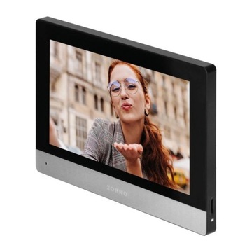 Wideodomofon CERES Full HD Szyfrator na KOD Ekran Dotykowy Furtka + Brama
