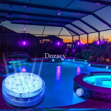 ВОДОНЕПРОНИЦАЕМАЯ RGB 13LED ЛАМПА ДЛЯ БАССЕЙНА, 4 ШТ.