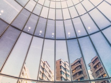 Зеркальная оконная пленка 122x100см alu20 внутренняя