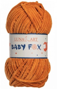 Włóczka Baby Fox Luna Art rudy 100-28