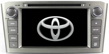 РАДИО GPS НАВИГАЦИЯ TOYOTA AVENSIS T25 ANDROID 12 8/64 ГБ DVD DSP