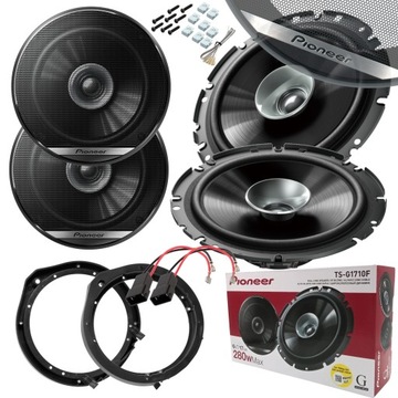 PIONEER głośniki + dystanse do HONDA ACCORD CIVIC 8 VIII CRZ JAZZ CRV III